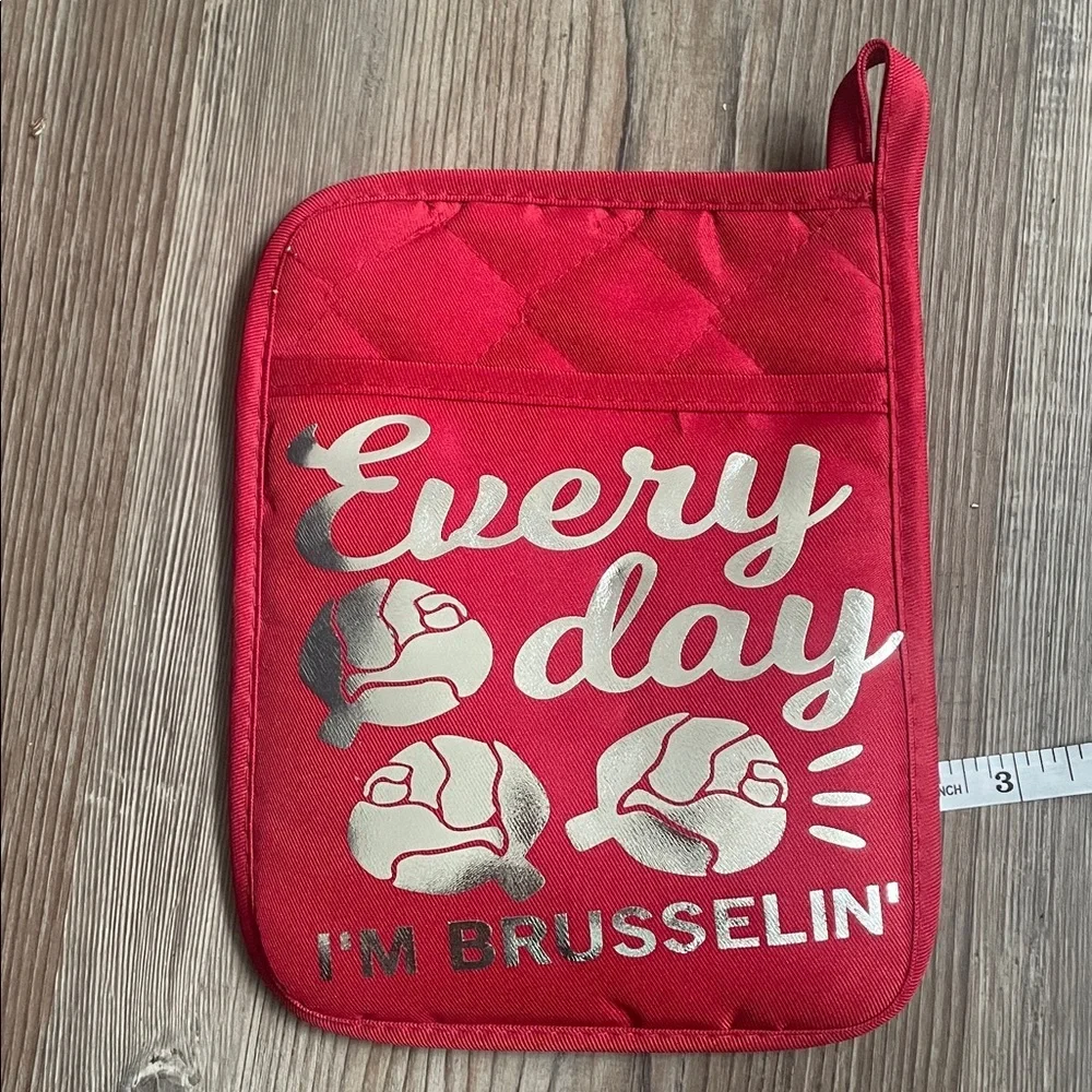 Red Kitchen Pot Holders Set